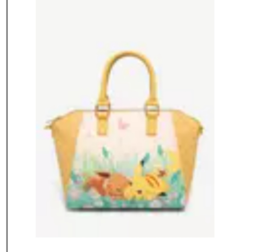 Loungefly Pikachu and Eevee satchel